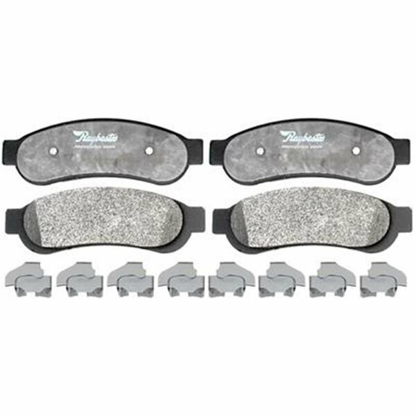 Rm Brakes Professional Grade Semi-Metallic Brake Pad, 2008-2012 Ford R53-PGD1334M